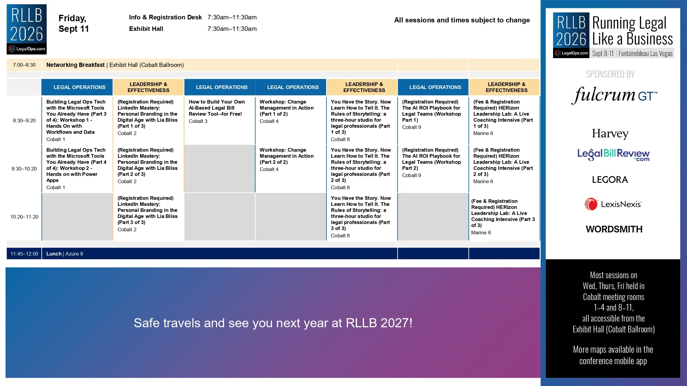 agenda slider